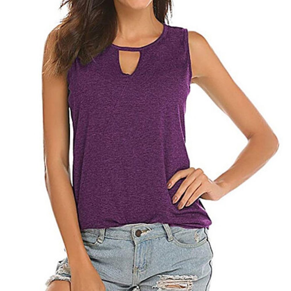 Poetsky Backless Tank Tops